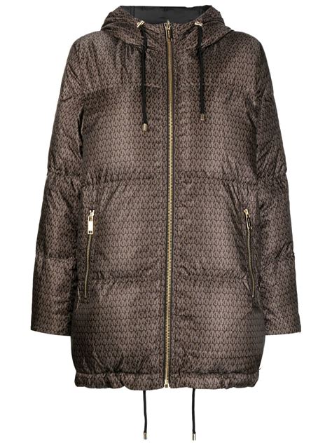 michael kors steppjacke herren|Michael Kors leather jacket.